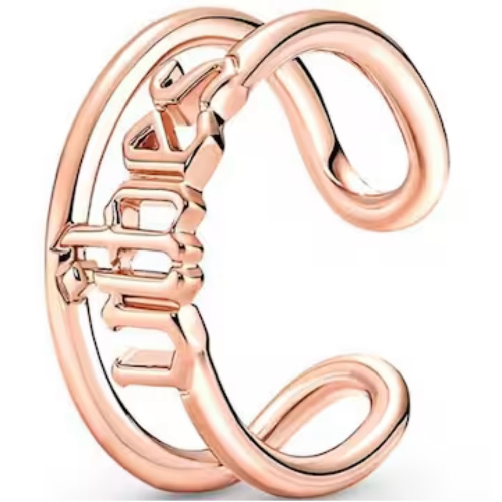 Pandora Rose Gold Open Band Ring